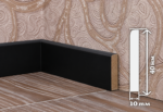 Плінтус МДФ фарбованний ПФ-9(40х10х2500) RAL 9005 - Зображення 2