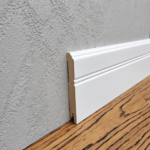 Плінтус МДФ білий RAL 9003 MDF LF-03 100х12х2000