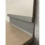 Алюмінієвий плінтус прихованого монтажу для LED-підсвітки 60 мм анодований - Зображення 4