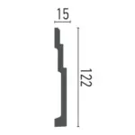 Плінтус поліуретановий Gaudi Decor SK 001 - Зображення 2