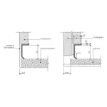 Алюмінієвий плінтус тіньового шва 20 мм. чорний - Зображення 4