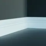 Плінтус гладкий поліуретановий Harmony M 207