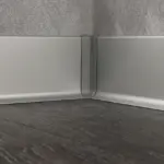 Плінтус алюміневий накладний BEST DEAL 3/80