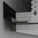 Профіль для тіньового шва 10 мм - АПТШ 10 фарбований Чорний 3,0 м.