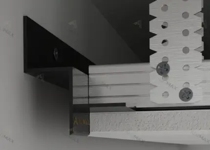 Профіль тіньового шва АПТШ 20 Чорний