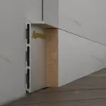 Плінтус прихованого монтажу 55мм без покриття