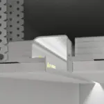 Роздільний профіль тіньового шва РПТШ 22,5х37 LED Без покриття