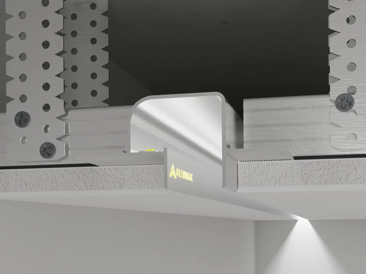 Роздільний профіль тіньового шва РПТШ 22,5х37 LED Без покриття - Зображення 1