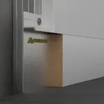 Плінтус прихованого монтажу 60мм для гіпсокартону без покриття