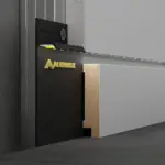 Плінтус прихованого монтажу 60мм для гіпсокартону Чорний