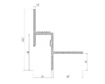 Профіль тіньового шва 15 мм - Зображення 2