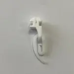 Бігунок класичний посилений до однорядного карнизу прихованого монтажу 68х15х15 Білий