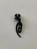 Бігунок класичний посилений до однорядного карнизу прихованого монтажу 68х15х15 Чорний