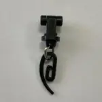 Швидкісний роликовий бігунок до однорядного карнизу прихованого монтажу 68х15х15 Чорний