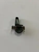 Стопор до однорядного карнизу прихованого монтажу 68х15х15 Чорний, фото 2