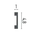 Плінтус полімерний Grand Decor HCR 504 - Зображення 2