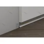 Алюмінієвий плінтус тіньового шва 20 мм. анодований