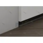 Алюмінієвий плінтус тіньового шва 20 мм. чорний