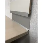 Алюмінієвий плінтус прихованого монтажу для LED-підсвітки 80 мм анодований - Зображення 5