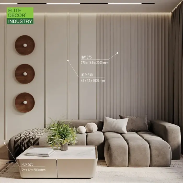 Панель декоративна з полімеру Grand Decor HW 375 - Зображення 3