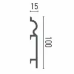 Плінтус полімерний Grand Decor HCR 513 - Зображення 2