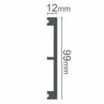 Плінтус полімерний Grand Decor HCR 520 - Зображення 2