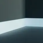 Плінтус поліуретановий гладкий Gaudi Decor  CR 932