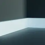 Плінтус поліуретановий гладкий Gaudi Decor CR 951