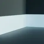 Плінтус поліуретановий гладкий Gaudi Decor CR 957