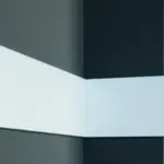 Плінтус поліуретановий гладкий Gaudi Decor CR 958