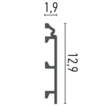 Плінтус полімерний Grand Decor HCR 509 - Зображення 2