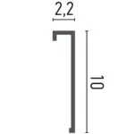 Плінтус полімерний Grand Decor HCR 511 - Зображення 2