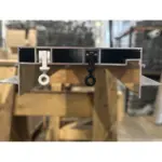 Швидкісний роликовий бігунок до дворядного карнизу прихованого монтажу BIG 172х53 Білий - Зображення 3