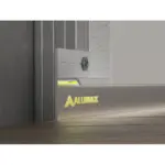 Алюмінієвий тіньовий плінтус прихованого монтажу 20 мм для гіпсокартона Без покриття