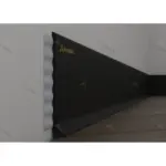 Плінтус алюмінієвий 80мм накладний фарбований в RAL