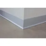 Плінтус алюмінієвий 60мм накладний (срібло) - Зображення 4