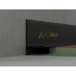 Алюмінієвий мініплінтус "антиплінтус" 22х16мм Чорний