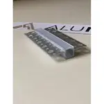 Врізний профіль для гіпсокартону з LED каналом 53x13,2x14