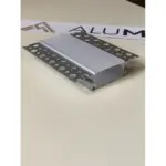 Врізний профіль для гіпсокартону з LED каналом 88x48x18,5