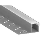 Врізний роздільний профіль для гіпсокартону з LED каналом 30,4Х13,3Х12,2