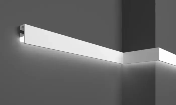 Молдинг полімерний для LED освітлення Grand Decor KH 903 - Зображення 4
