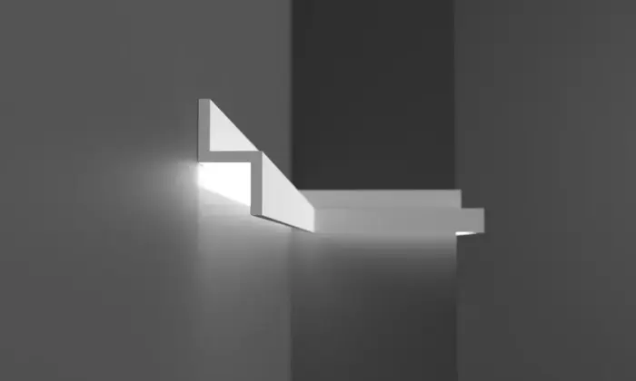 Молдинг полімерний для LED освітлення Grand Decor KH 902 - Зображення 5