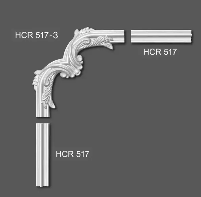 Молдинг полімерний Grand Decor HCR 517 - Зображення 9