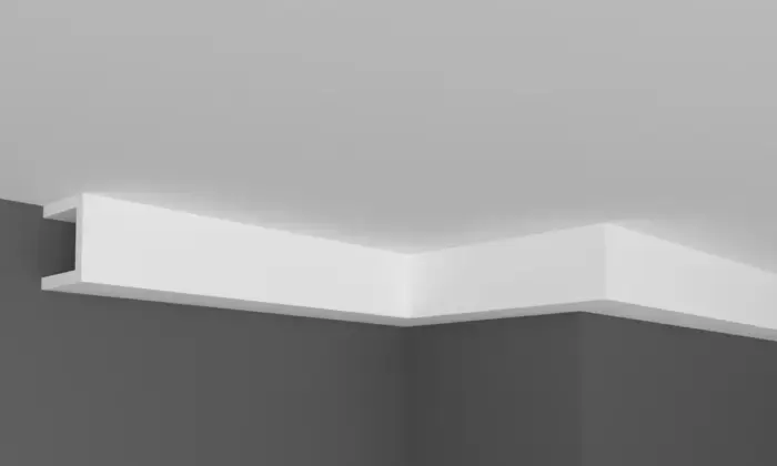 Молдинг полімерний для LED освітлення Grand Decor KH 901 - Зображення 8