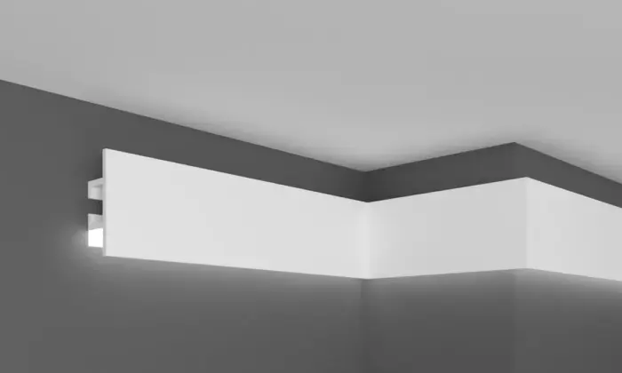 Молдинг полімерний для LED освітлення Grand Decor KH 907 - Зображення 7