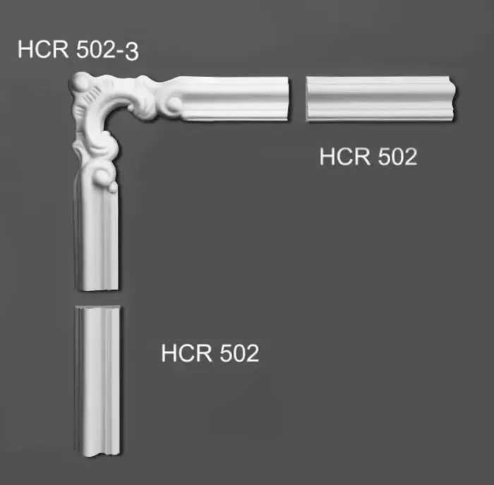 Молдинг полімерний Grand Decor HCR 502 - Зображення 7